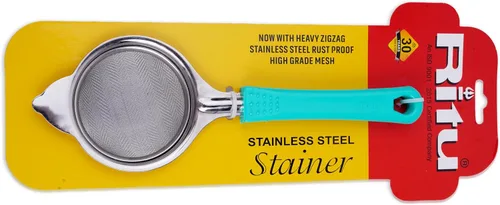 Vista 5 de Coladores de malla fina de acero inoxidable para cocina, colador con asa, tamices de metal para alimentos, arroz, aceite, fideos, frutas, verduras