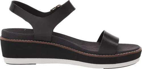 Vista 6 de Cole Haan ORIGINALGRAND Sandalias planas para mujer, color negro y cuña de nailon