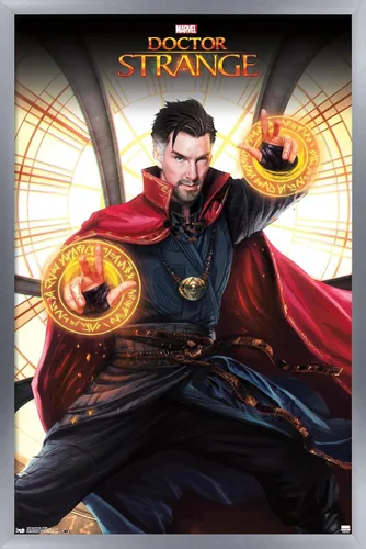 Vista 7 de Trends International Marvel Doctor Strange - Póster de pared de tragaluz, 34 pulgadas de largo x 22.4 W, versión premium sin marco