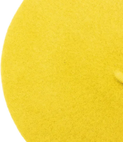 Vista 7 de ZLYC Boina Francesa de Lana Sombrero Color Sólido Gorra Boina para Mujeres y Niñas Amarillo básico