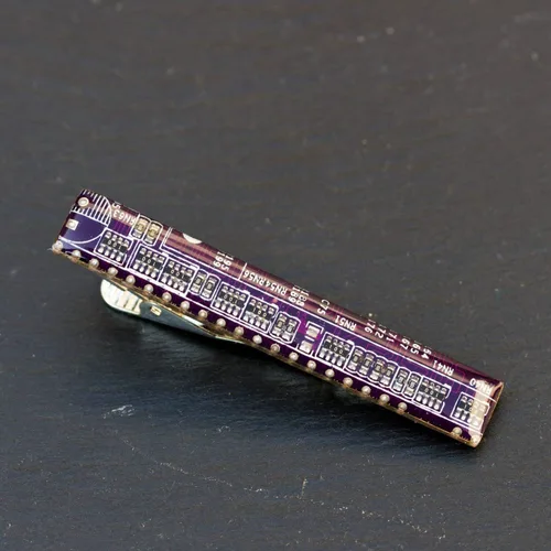 Vista 25 de Clip de corbata para placa de circuito, regalo único para geek de la computadora