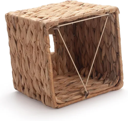 Vista 6 de YANGQIHOME - Funda cuadrada para caja de pañuelos de ratán – Soporte decorativo bohemio para pañuelos faciales en la mesa y el baño, 5.9 pulgadas