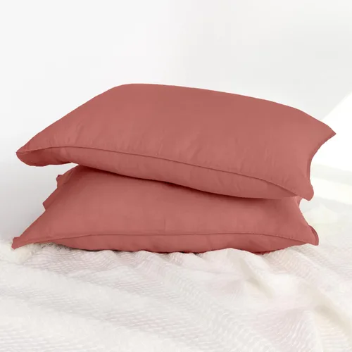 Vista 15 de Linen World - Juego de 2 fundas de almohada de lino francés, fundas de almohada que absorben la humedad lavadas a la piedra
