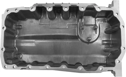 Vista 2 de Cárter de aceite del motor con tapón de drenaje, cárter de aceite para Audi A3 2010 2011 2012 2013 Volkswagen Jetta 2009-2014 Beetle 2013-2014 Golf