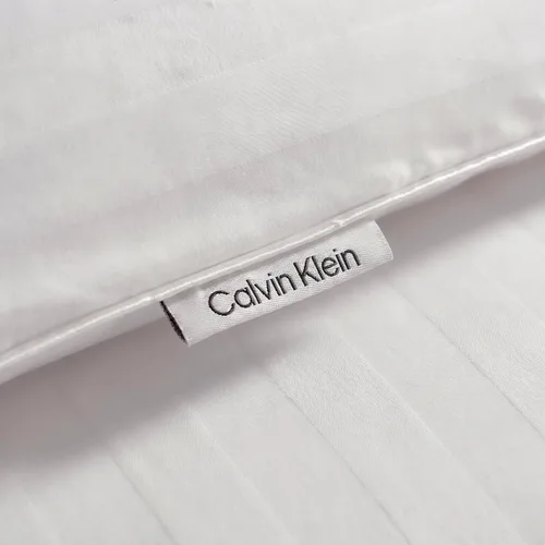 Vista 8 de Calvin Klein Hotel Luxury Queen Edredón Edredón Inserto Hipoalergénico Todas las estaciones/rayas blancas