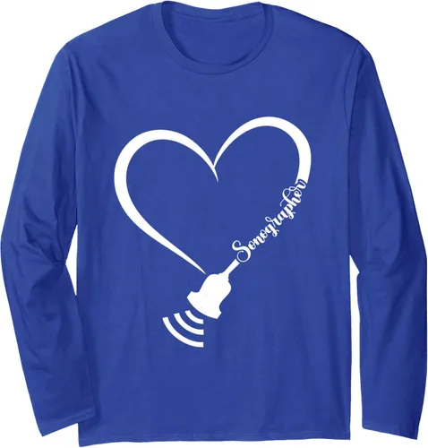 Vista 4 de Camiseta de manga larga Ultrasound Tech Sonographer Heart Ultrasound Technologist, Negro