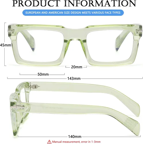 Vista 4 de AIEYEZO Gafas de luz azul para mujeres y hombres, marco cuadrado, color negro, rectangular, para computadora, juegos, bloqueo de luz azul