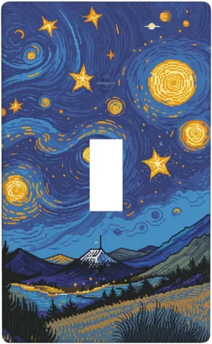Vista 46 de Cubiertas decorativas para interruptor de luz de astronauta, placa de pared en blanco, placa frontal eléctrica para interruptor de baño, dormitorio