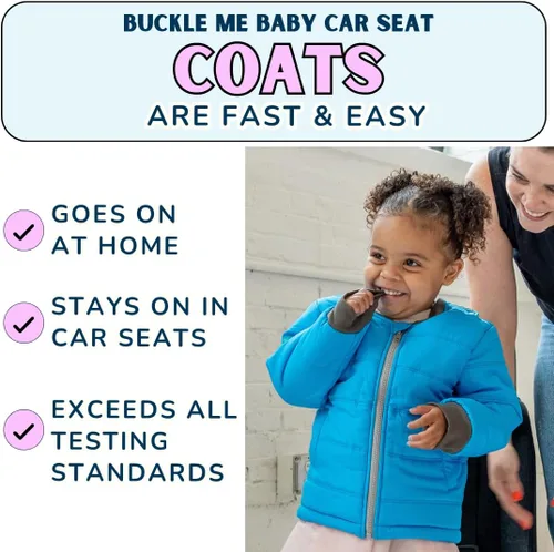 Vista 2 de Buckle Me Baby Coats Abrigo de asiento de coche de Toast