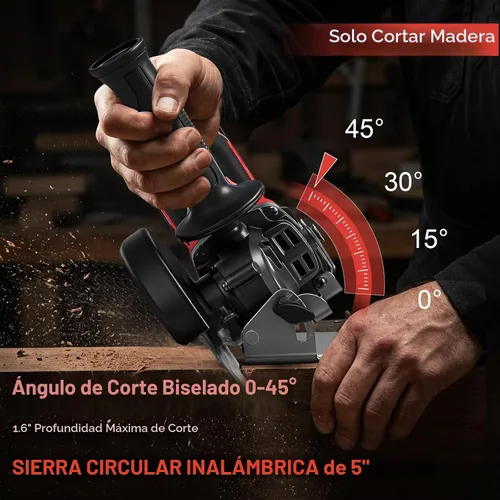 Vista 9 de Amoladora angular inalámbrica 2 en 1 y sierra circular para batería Milwaukee M18 de 18 V (solo herramienta), 4-1/2 pulgadas a 5 pulgadas, cabezal