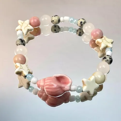 Vista 10 de Pulsera de la suerte para mujeres y hombres, joyería retro sintética con cuentas de ágata, un regalo maravilloso para tus seres queridos