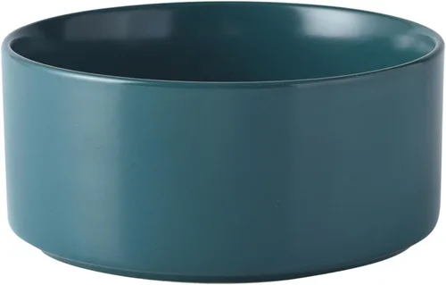 Vista 25 de Cuenco elevado de cerámica de 6 pulgadas para perros – Tazón de comida y agua para perros de 30 onzas con soporte elevado de bambú antideslizante