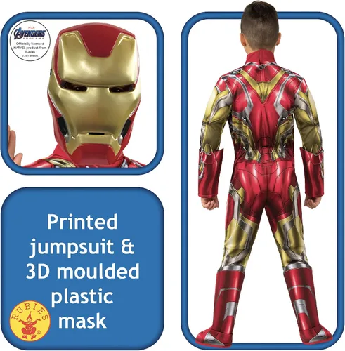 Vista 2 de Disfraz de Iron Man de lujo para niños Marvel End Game