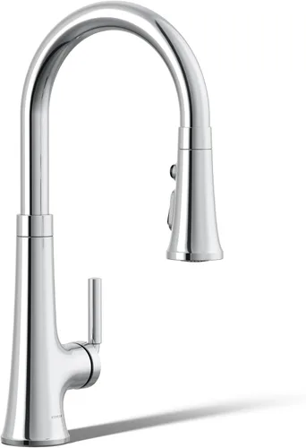 Vista 20 de KOHLER 23767-BL Grifo de tono de barra de cocina de un solo mango, grifo de fregadero de preparación, grifo de barra húmeda, grifo para fregadero