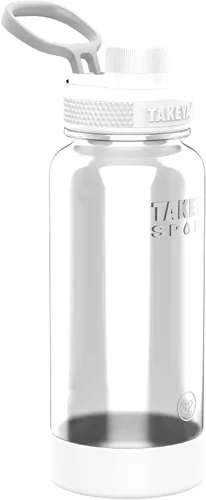 Vista 11 de Takeya Tritan - Botella de agua deportiva con tapa de boquilla - Sin BPA y apta para lavavajillas - Botella reutilizable con asa de tapa - Botella