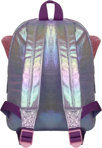 Vista 4 de Mochila para niños pequeños mochila mágica impermeable con bonitos animales para niños y niñas de 1 a 6 años Púrpura claro S-Butterfly Mochilas