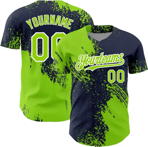 Vista 13 de Camiseta de béisbol personalizada con patrón de cepillo de béisbol, camisas de béisbol personalizadas, uniforme deportivo, número de nombre cosido