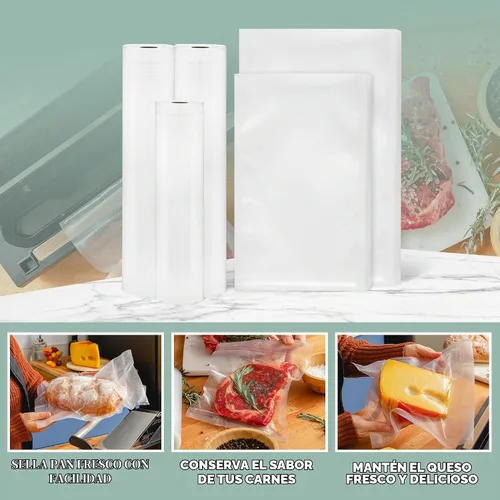 Vista 6 de Avid Armor Food Vacuum Sealer Bags Variety Pack – Pint, Quart Bags & Rolls