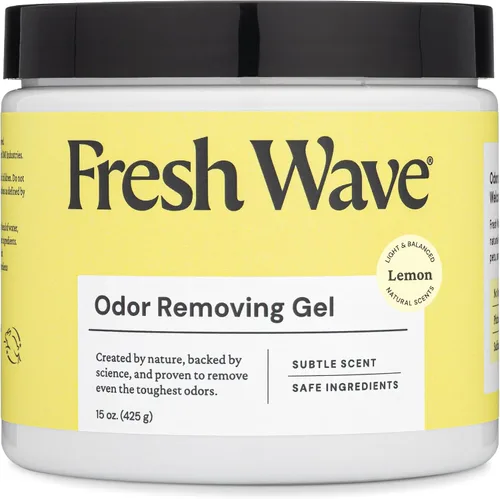 Vista 9 de Fresh Wave Gel eliminador de olores de lavanda, 7 onzas, paquete de 3, absorbentes de olores más seguros para el hogar, eliminador de olores natural