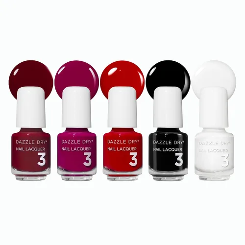 Vista 15 de Mini Flight Dazzle Dry – Afterparty – 5 mini lacas Juego de esmaltes de uñas de 5 piezas · Secado rápido · Larga duración · Manicuras no tóxicas