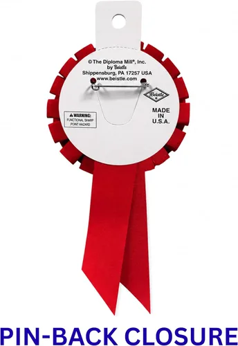 Vista 4 de Beistle It's My Birthday Rosette Party Item, 3-1/4 pulgadas x 6-1/2