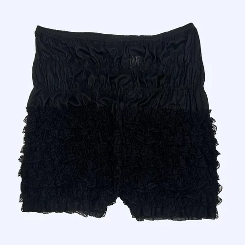 Vista 5 de Bragas de encaje con volantes para mujer, tanga, baile, pantalones cortos de mujer