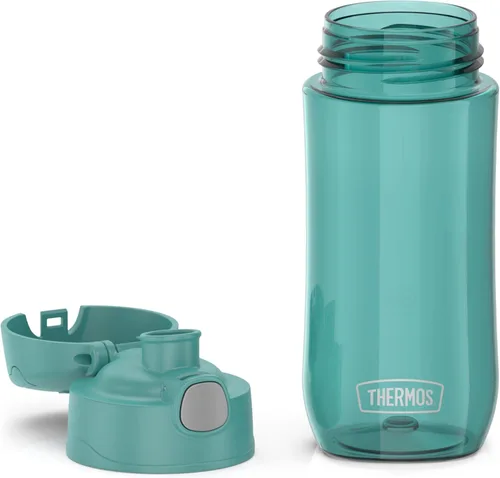 Vista 5 de THERMOS FUNTAINER Botella de hidratación de plástico de 16 onzas con boquilla, aguamarina