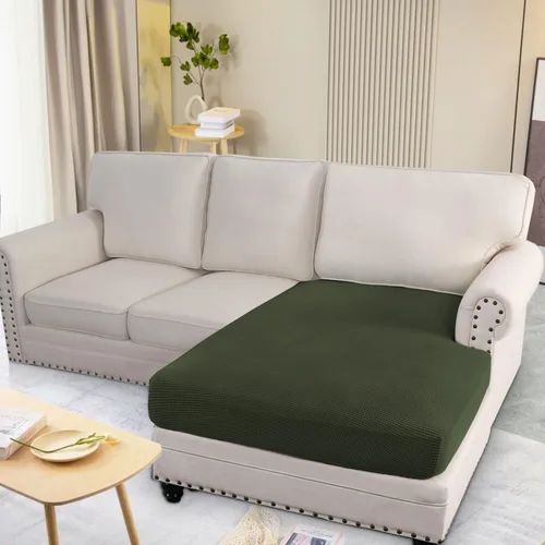 Vista 403 de H.VERSAILTEX Fundas de Cojín de Asiento Individuales Super Elásticas Fundas de Sofá Fundas de Cojín de Sofá Fundas Deslizables Juegos Tela de Sarga