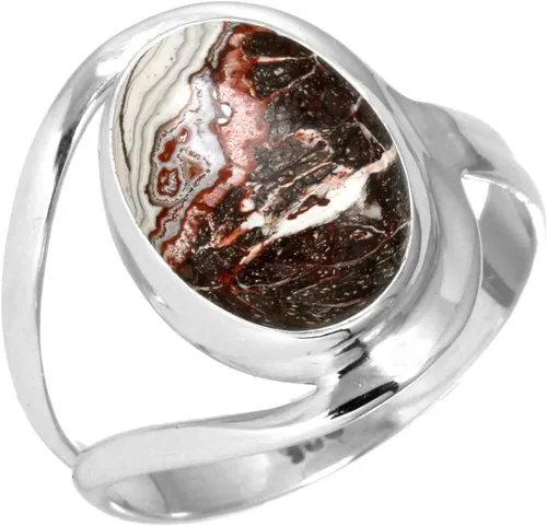 Vista 43 de Anillo de piedras preciosas naturales para mujer, perla, ojo de tigre, lapislázuli, cristal ovalado, bohemio, auténtica plata de ley 925, joyería