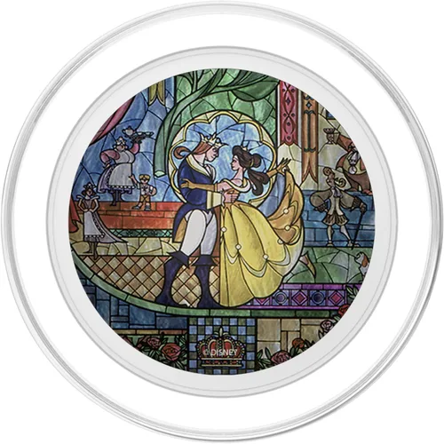 Vista 2 de Disney Beauty and The Beast - PopSockets PopGrip para vidrieras bailarinas para MagSafe
