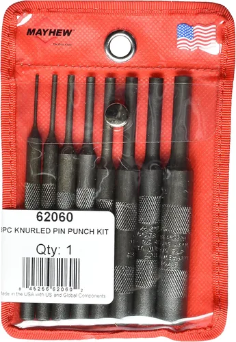 Vista 2 de Mayhew Select 62060 480-K - Juego de punzones moleteados, 8 piezas