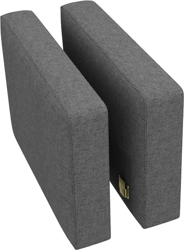 Vista 7 de HONBAY - Reposabrazos modulares para sofá cama modular, par de reposabrazos para sofá cama modular, color beige