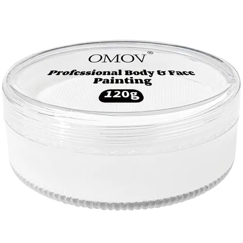 Vista 11 de Pintura facial negra de 4.23 oz (4.23 0z), no tóxica, kit de pintura facial activada por agua para niños y adultos, paleta de pintura facial de gran