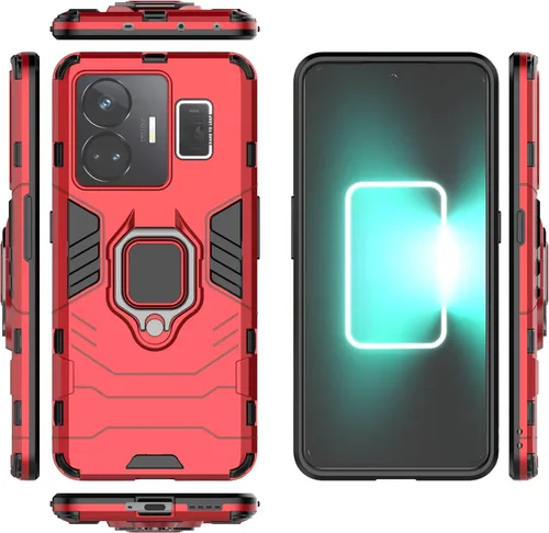 Vista 45 de Funda para Oppo Realme GT3 / GT Neo 5 5G - Carcasa Negra