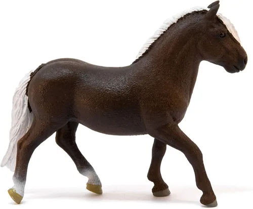 Vista 4 de Schleich Farm World, juguetes de caballos realistas para niñas y niños, figura de juguete de caballo de yegua del Bosque Negro, para niños de 3 años