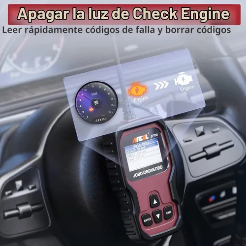 Vista 3 de Ancel JP700 JOBD escáner para coches japoneses, lector de código OBD2 para JDM Designed For Toyota, Honda, Nissan, Mazda & Subaru, Read and Clear