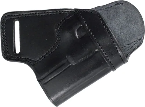 Vista 14 de YT HOBBY Funda de Pistola de Cuero Artesanal Premium SOB (Small of Back)