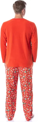 Vista 4 de Nickelodeon - Conjunto de pijama de Navidad para hombre, Bob Esponja