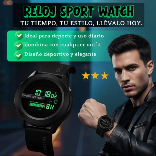 Vista 4 de RELOJ DEPORTIVO MULTIFUNCIONAL – DISEÑO PREMIUM Y RESISTENTE