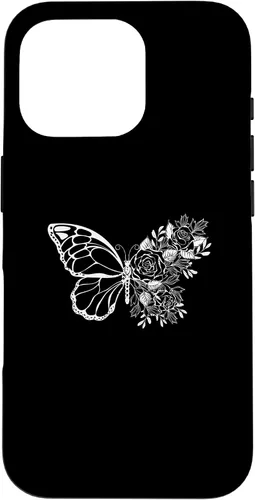 Vista 20 de Butterfly with Flowers Design Butterflies Flower Lover Case for iPhone 16