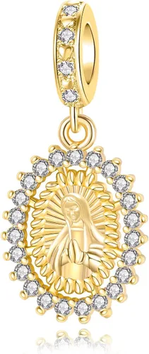 Vista 84 de LUXILLA Abalorio de plata de ley 925 para madre, hija, abuela, para familia, amor, madre, hija, abuela, para pulseras, collares, dijes, abalorios