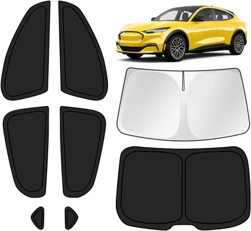 Vista 155 de KUST - Parasol plegable para parabrisas para BMW X1 E84, accesorios 2011 2012 2013 2014 2015, protector de visera de sol ajustable que bloquea