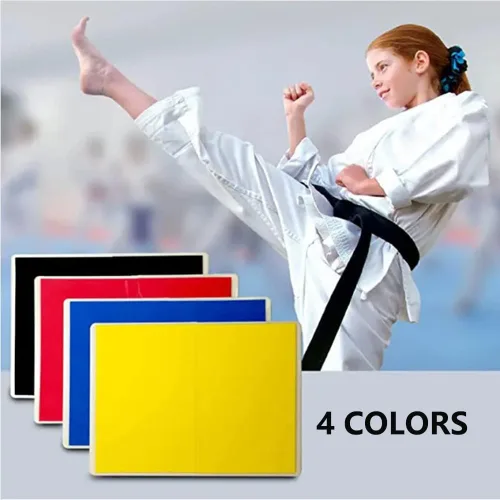 Vista 6 de iMeshbean Tabla de boxeo retráctil, tabla de artes marciales de karate de taekwondo, equipo de entrenamiento de artes duraderas, equipo de boxeo