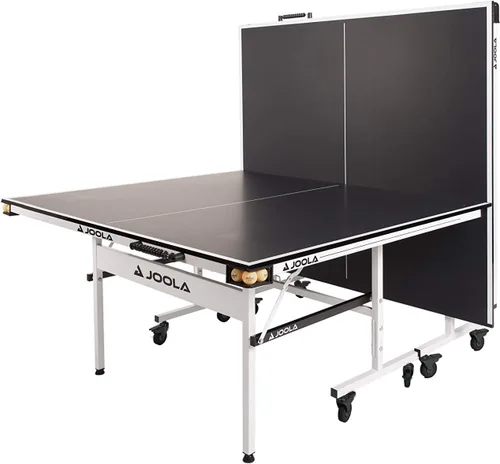 Vista 13 de JOOLA Rally TL - Mesa de ping pong profesional de MDF para interiores con abrazadera rápida y red de tenis de mesa y poste – 10 minutos de fácil