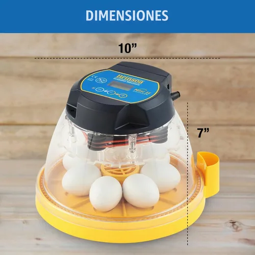 Vista 6 de Brinsea Mini II Incubadora Avanzada con Turner Automático para Ecubar 7