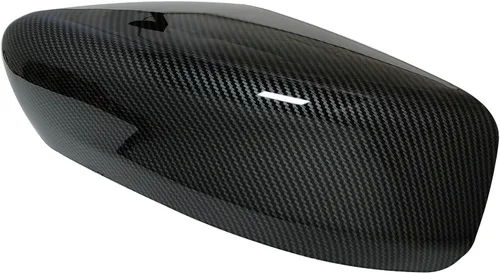 Vista 6 de Funda de carcasa para espejo retrovisor lateral con patrón de fibra de carbono Compatible con Nissan Altima 2013-2018 sin luz de señal de giro