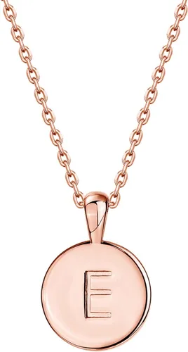Vista 70 de PAVOI - Collar con dije de letra inicial chapado en oro de 14 quilates para mujer Collar con inicial alfabética de oro