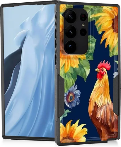 Vista 16 de Funda para Galaxy A14 5G, resistente de doble capa híbrida de policarbonato duro, goma suave, a prueba de golpes, funda protectora resistente
