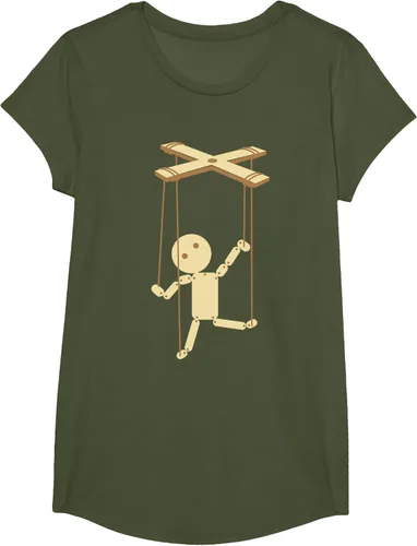 Vista 80 de Puppeteering - Camiseta de marionetas Ventrílocuo de tiriteros, Negro, S