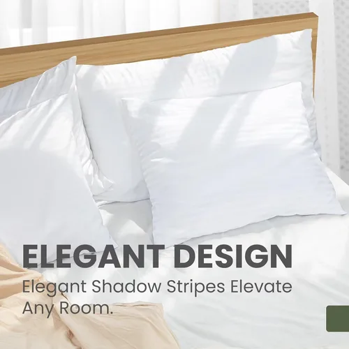 Vista 3 de Fundas de almohada para cama con cremallera, fundas de almohada